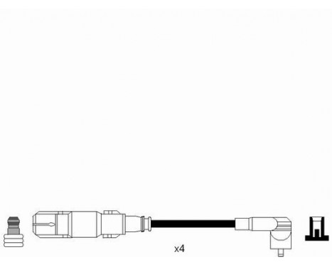 Ignition Cable Kit RC-VW907 NGK, Image 2