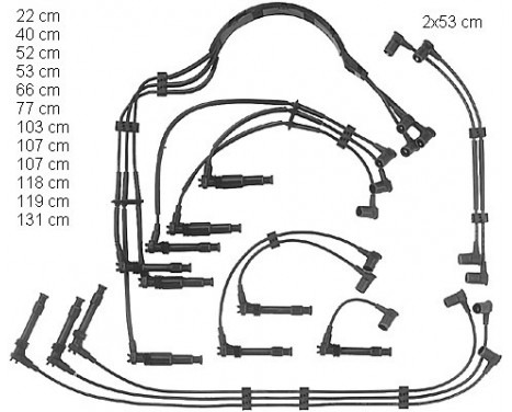 Ignition Cable Kit ZE751 Beru