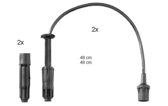Ignition Cable Kit ZEF1515 Beru, Image 2