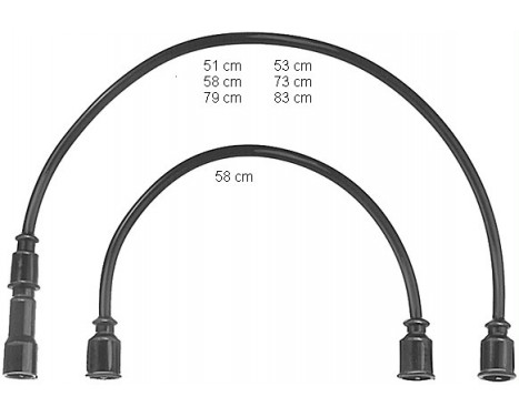 Ignition Cable Kit ZEF363 Beru