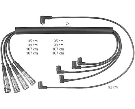 Ignition Cable Kit ZEF463 Beru