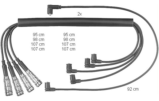 Ignition Cable Kit ZEF463 Beru