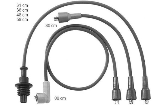 Ignition Cable Kit ZEF746 Beru, Image 2