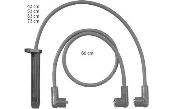 Ignition Cable Kit ZEF809 Beru, Image 2