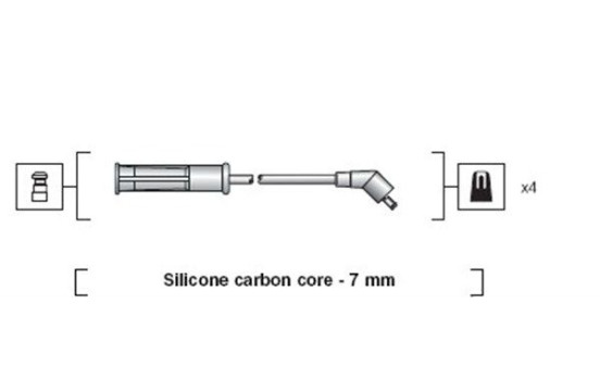 Ignition Cable Kit, Image 2
