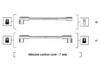 Spark plug cable set