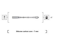 Spark plug cable set