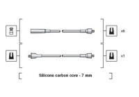 Spark plug cable set