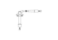 Spark plug cable