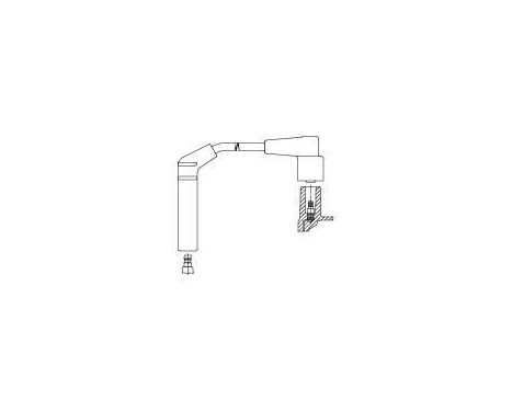 Spark plug cable