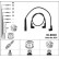 Spark plug wire set RC-BW231 NGK