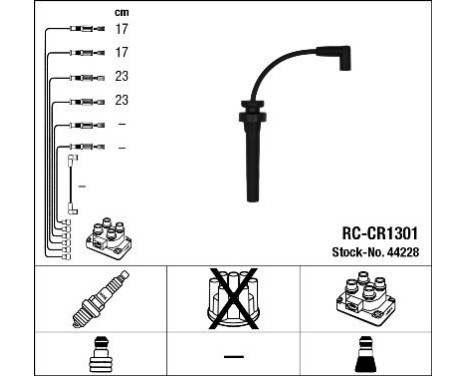 Spark plug wire set RC-CR1301 NGK