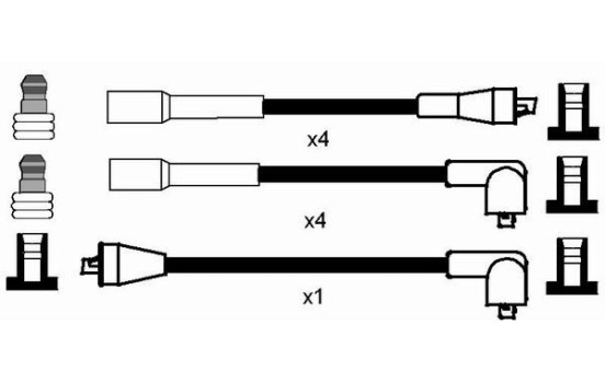 Spark plug wire set RC-RV309 NGK, Image 2