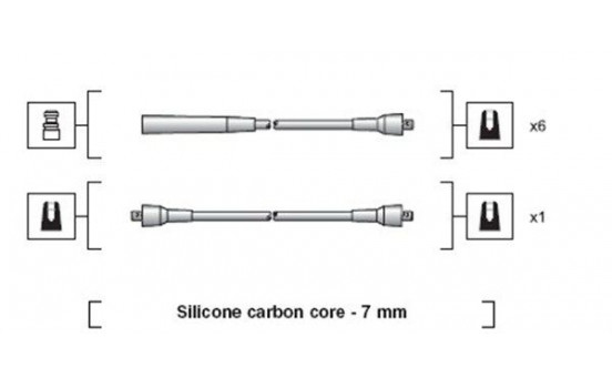 Spark plug wire set