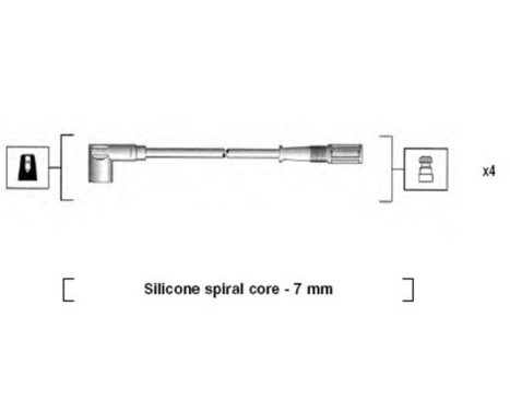 Spark plug wire set
