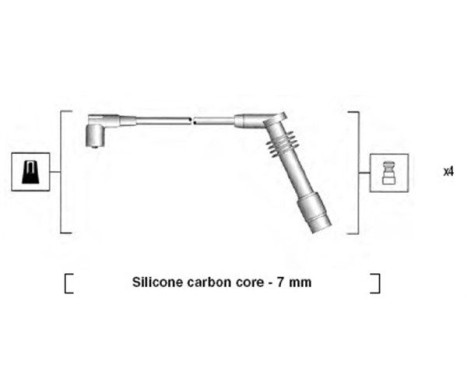 Spark plug wire set
