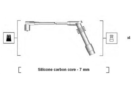 Spark plug wire set