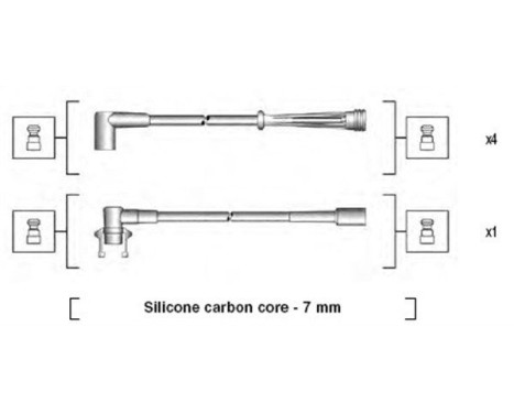 Spark plug wire set