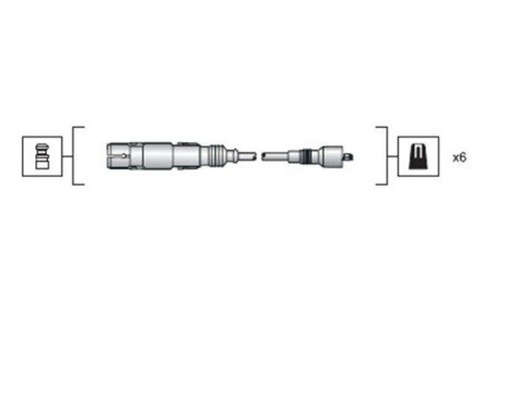 Spark plug wire set
