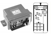 Relay, glow plug system