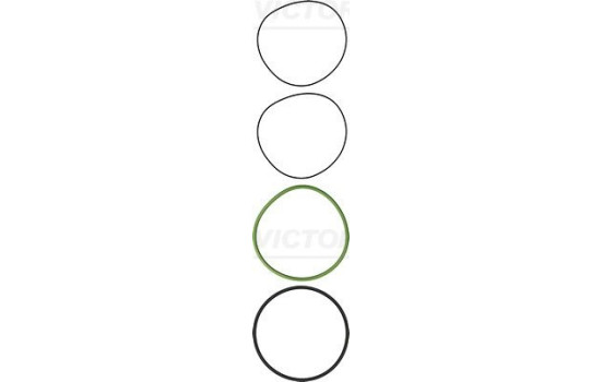 Gasket set, cylinder liner
