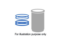 Gasket set, cylinder liner