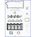 Complete gasket set, engine