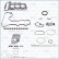 Complete gasket set, engine, Thumbnail 4
