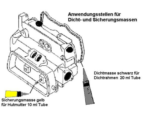 Full Gasket Set, engine 356.362 Elring, Image 2