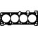 Gasket, cylinder head 016.590 Elring