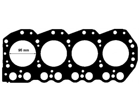 Gasket, cylinder head 104.351 Elring