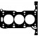 Gasket, cylinder head 476.710 Elring