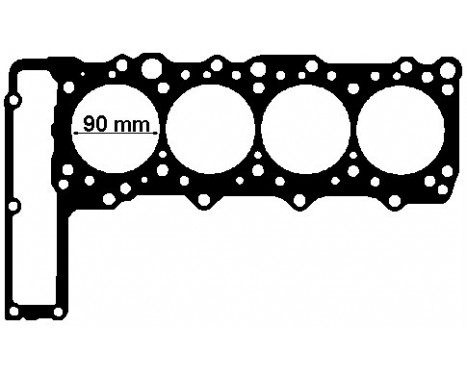 Gasket, cylinder head 832.962 Elring