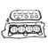Gasket Set, cylinder head ADG06278 Blue Print