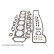Gasket Set, cylinder head ADN162162 Blue Print, Thumbnail 2