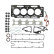 Gasket Set, cylinder head CD5300 Payen