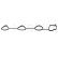 Gasket, intake manifold 166.210 Elring, Thumbnail 2