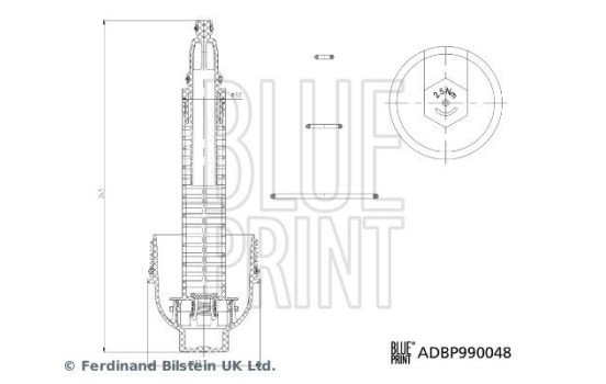 Cover, Oil Filter Housing Blue Print Solution