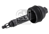 Cover, oil filter housing febi Plus
