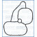 Gasket, oil filter housing, Thumbnail 2