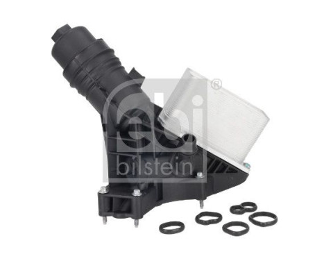 Housing, oil filter febi Plus