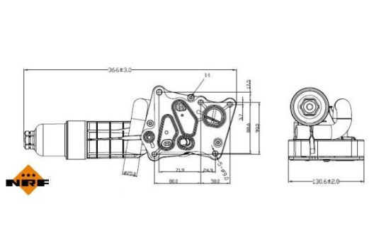 Housing, oil filter, Image 5
