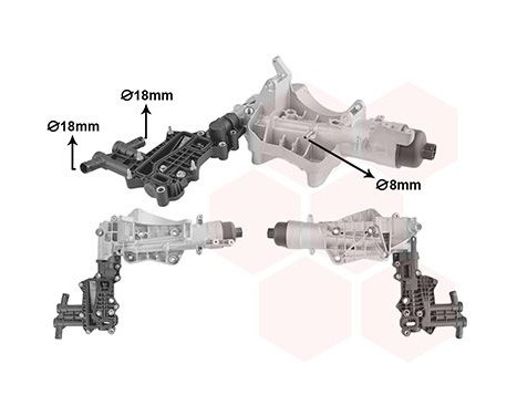 Oil filter housing
