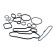 Seal set, oil cooler, Thumbnail 2
