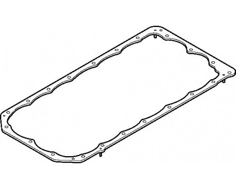 Gasket, wet sump 690.531 Elring, Image 2
