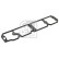 Gasket, cylinder head cover 104226 FEBI, Thumbnail 2