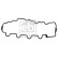 Gasket, cylinder head cover 46040 FEBI, Thumbnail 2