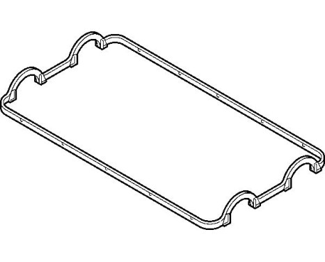 Gasket, cylinder head cover 575.610 Elring, Image 2