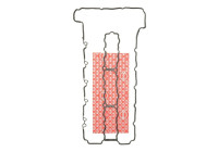 Gasket, cylinder head cover 740.210 Elring