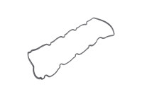 Gasket, cylinder head cover ADG06738 Blue Print